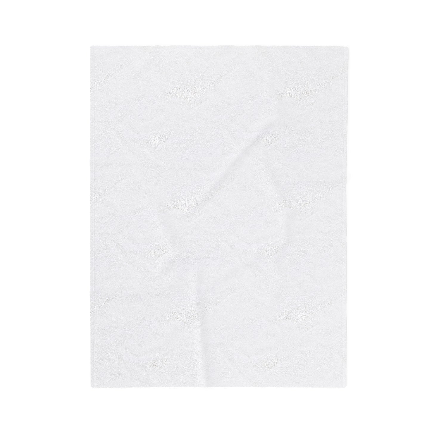 White Cal Sparks Velveteen Plush Blanket