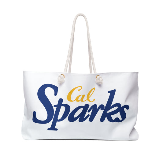 White Cal Sparks Weekender Bag