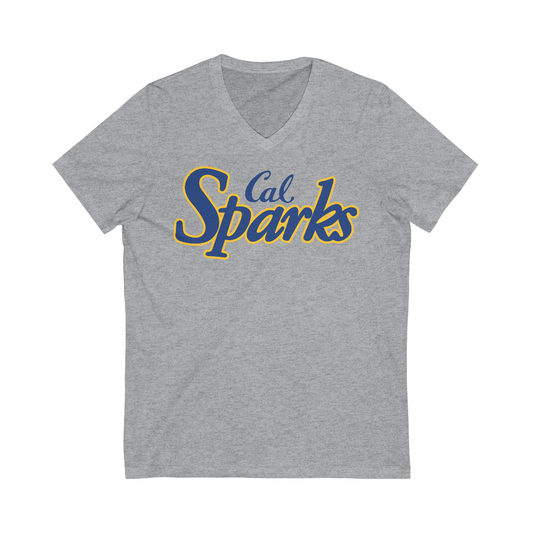 COACH Cal Sparks, Unisex Jersey Short Sleeve V-Neck Tee