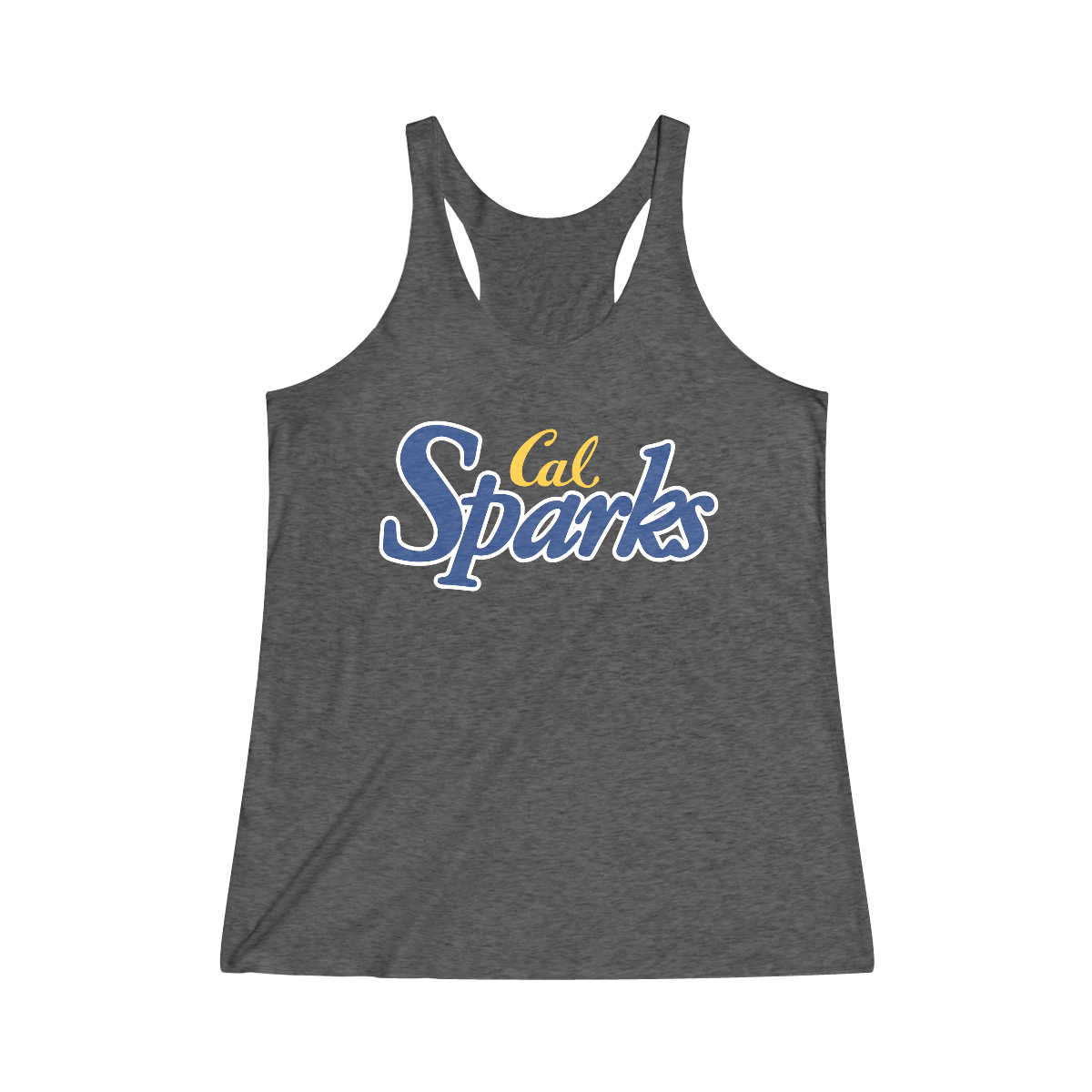 Cal Sparks, Women's Tri-Blend Racerback Tank