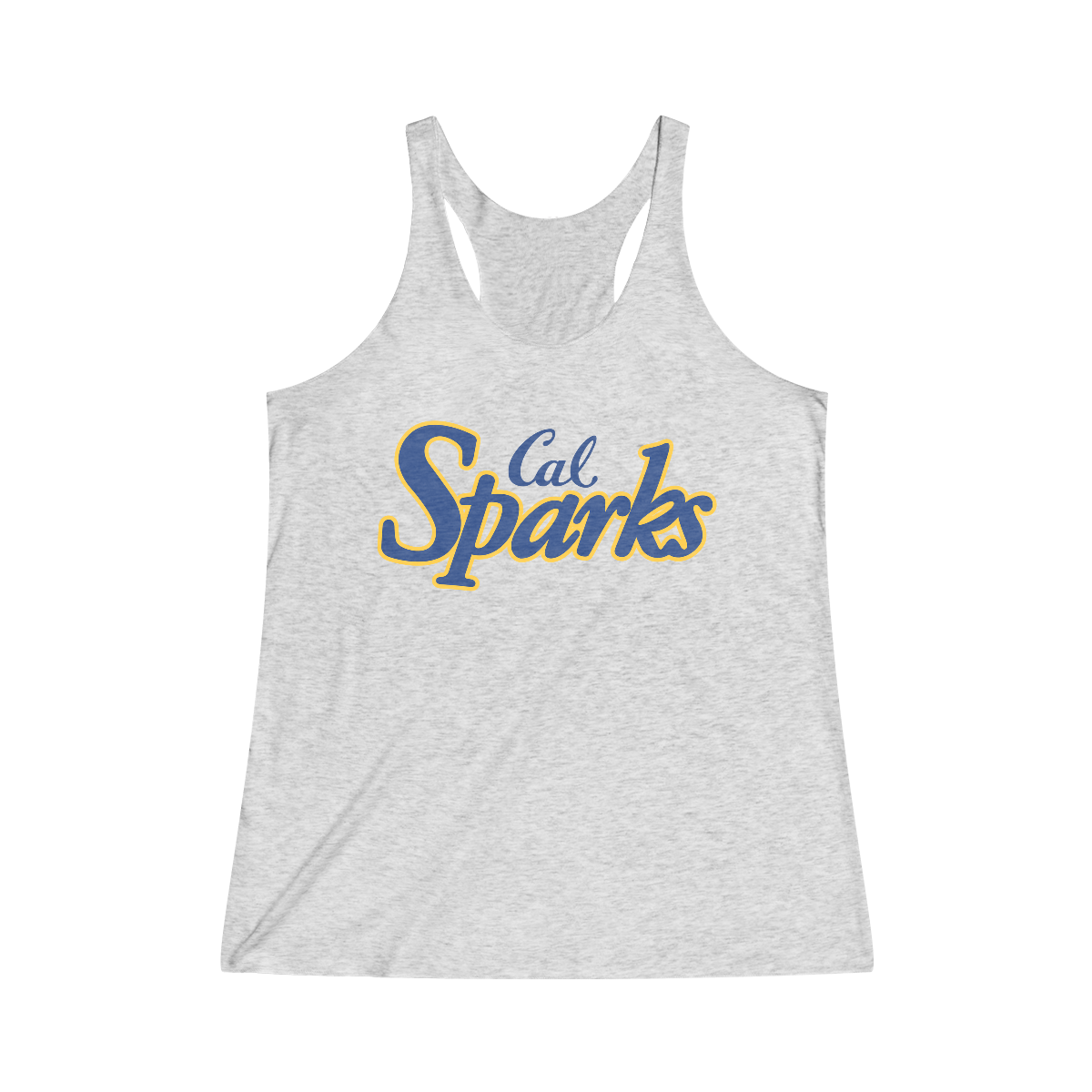 Cal Sparks, Women's Tri-Blend Racerback Tank