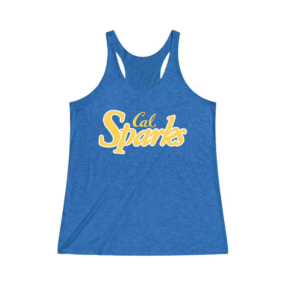 Cal Sparks, Women's Tri-Blend Racerback Tank