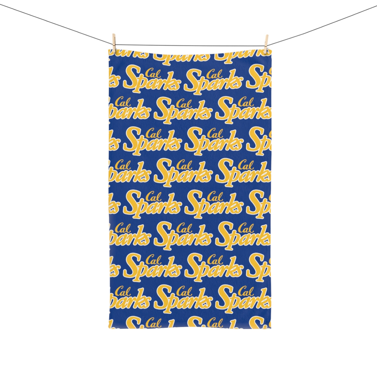 Cal Sparks Blue Base Hand Towel